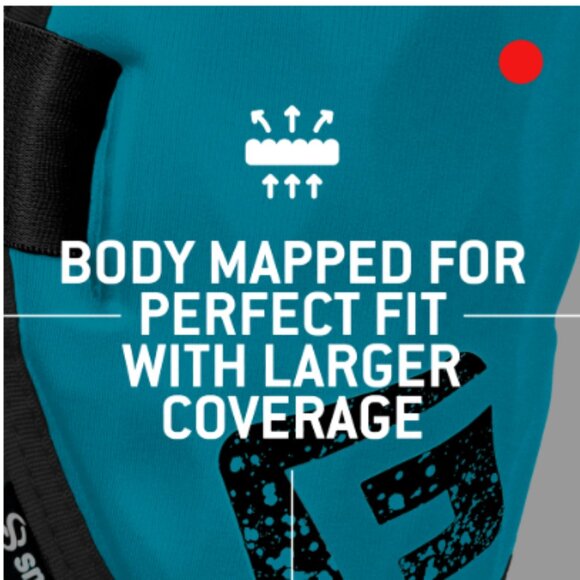 NWT Shockwave Softball Elbow Guard Adult Neon Blue Turquoise L/XL Baseball - Picture 4 of 7